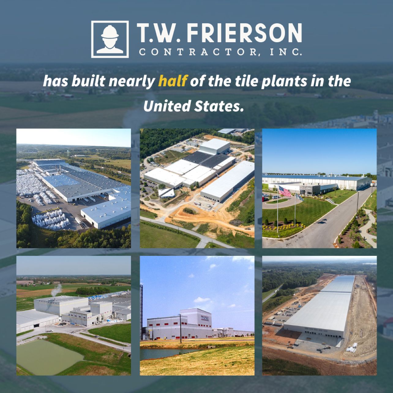 T.W. Frierson is the Premier Tile Plant Builder in the US