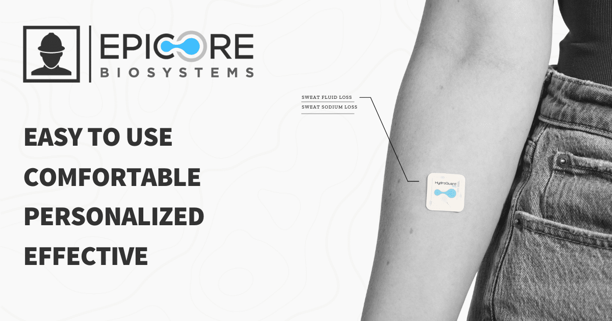 T.W. Frierson Beta Tests Innovative Hydration Monitoring Technology from Epicore Biosystems